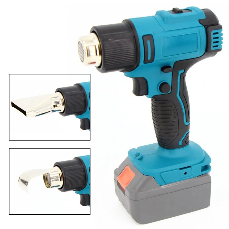 

18V Cordless Heat Gun Handheld Hot Air Gun for Makita 18V Li-ion Battery Industrial Electric Heat Gun Temperatures Adjustable