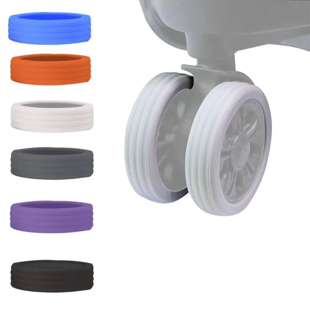Luggage Caster Cover Universal Luggage Caster shoes Silent Sound to Reduce Wheel Wear Luggage Wheel Protection Cover Casters Shoes Reduce Noise