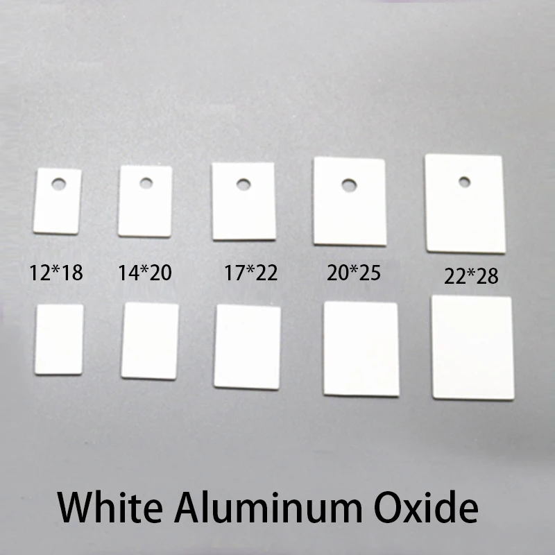 Enhanced Aluminum Oxide Thermal Insulation Ceramic Pad Gasket Sheet (White)