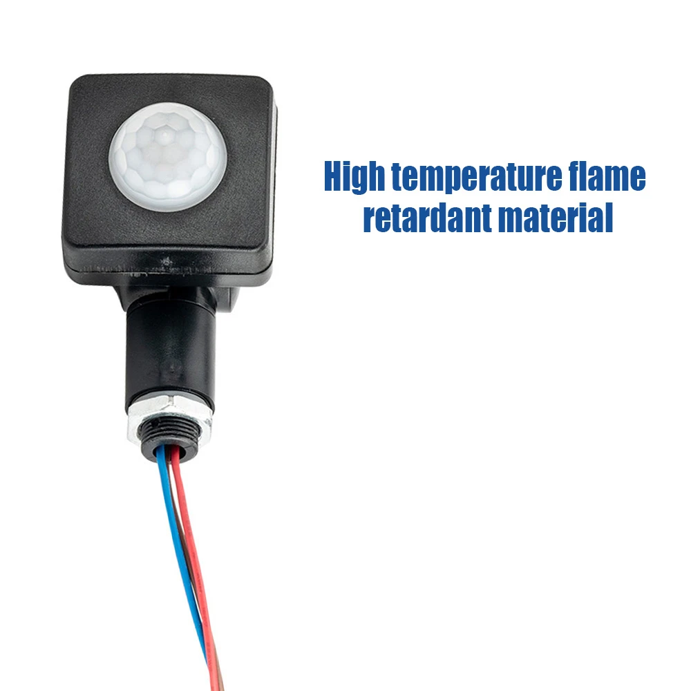PIR Sensor Switch AC 85-265V Outdoor Indoor Infrared Light Switch With LED Light Sensitive IP54 Time Delay Home Lighting