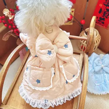 Star Embroidered Dog Dress 2