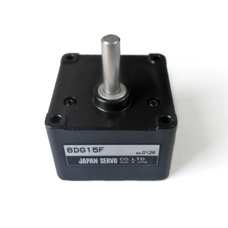 NIDEC reducer 6DG15F is a 61mm outer diameter metal gearbox