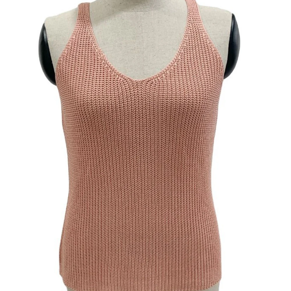 Women Summer Knitted Sleeveless Vest Tank Top