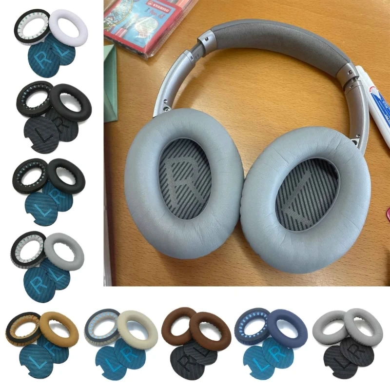 

Амбушюры для A2E QC15 QC25, гарнитура, сменные амбушюры, подушечки из пены с эффектом памяти, подушечки для ушей, белковая кожа