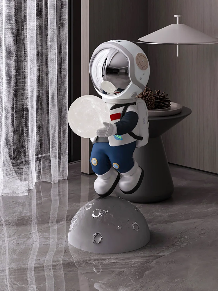 80cm High Large Astronaut Astronaut Floor-standing Ornament, Living Room Soft Furnishing, TV Cabinet and Sofa Decoration 2