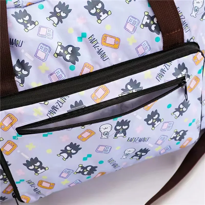 Snoopy cartoon handbag foldable large-capacity travel bag shoulder luggage bag can be inserted into the trolley case storage bag 3