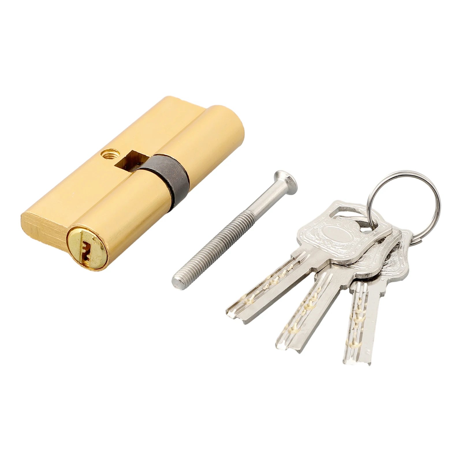 Double-Lock Door Security Lock Cylinder Key Anti-Theft Entry Door Lock Cylinder Universal Door Lock Core Home Door Hardware