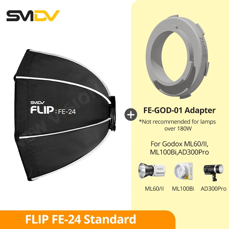 SMDV Flip24G Softbox (60cm) とS-adapter Sc34d08b3da5546a9ae88b8343af58