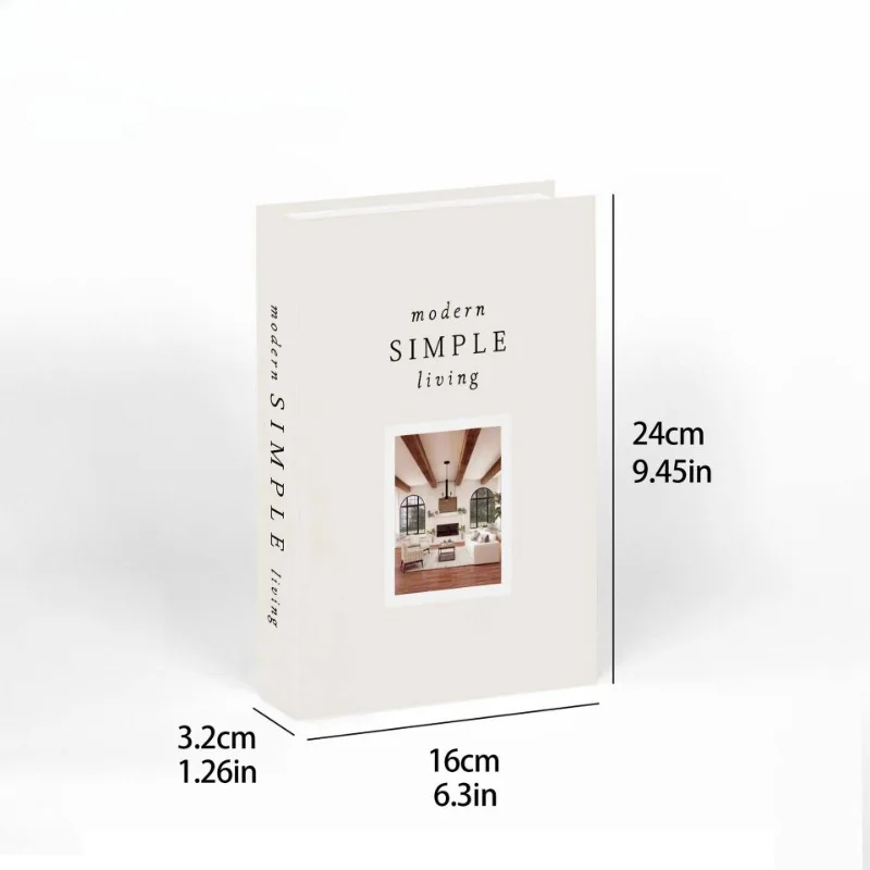 Minimalist Stackable Faux Books: 2-Piece Decorative Set