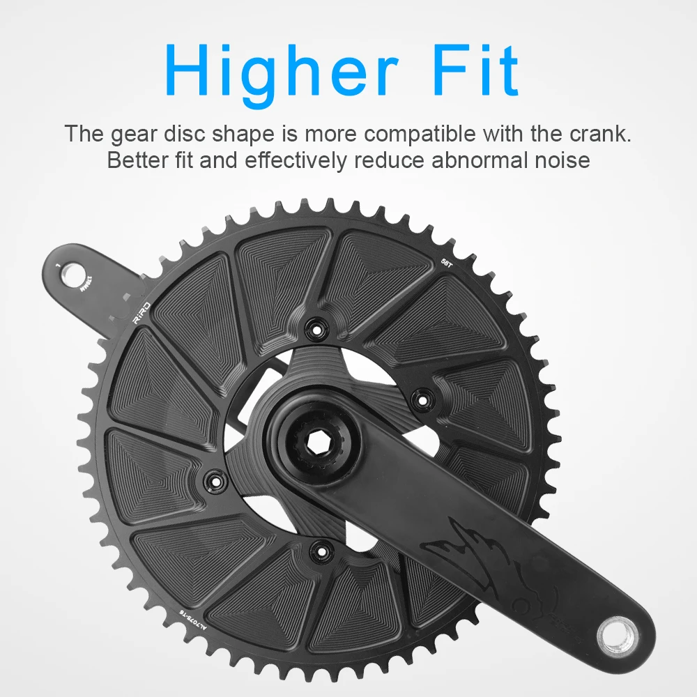 Bike Chainring Crank Wheel Bike Fixed Gear 110BCD Chainring 1/8