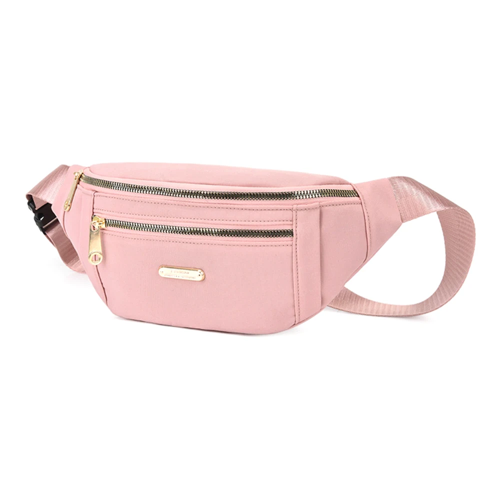 Fashion Waist Bag for Women Portable Large Capacity Leisure Crossbody Chest Bags Waist Packs Lightweight Oxford Leisure Belt New