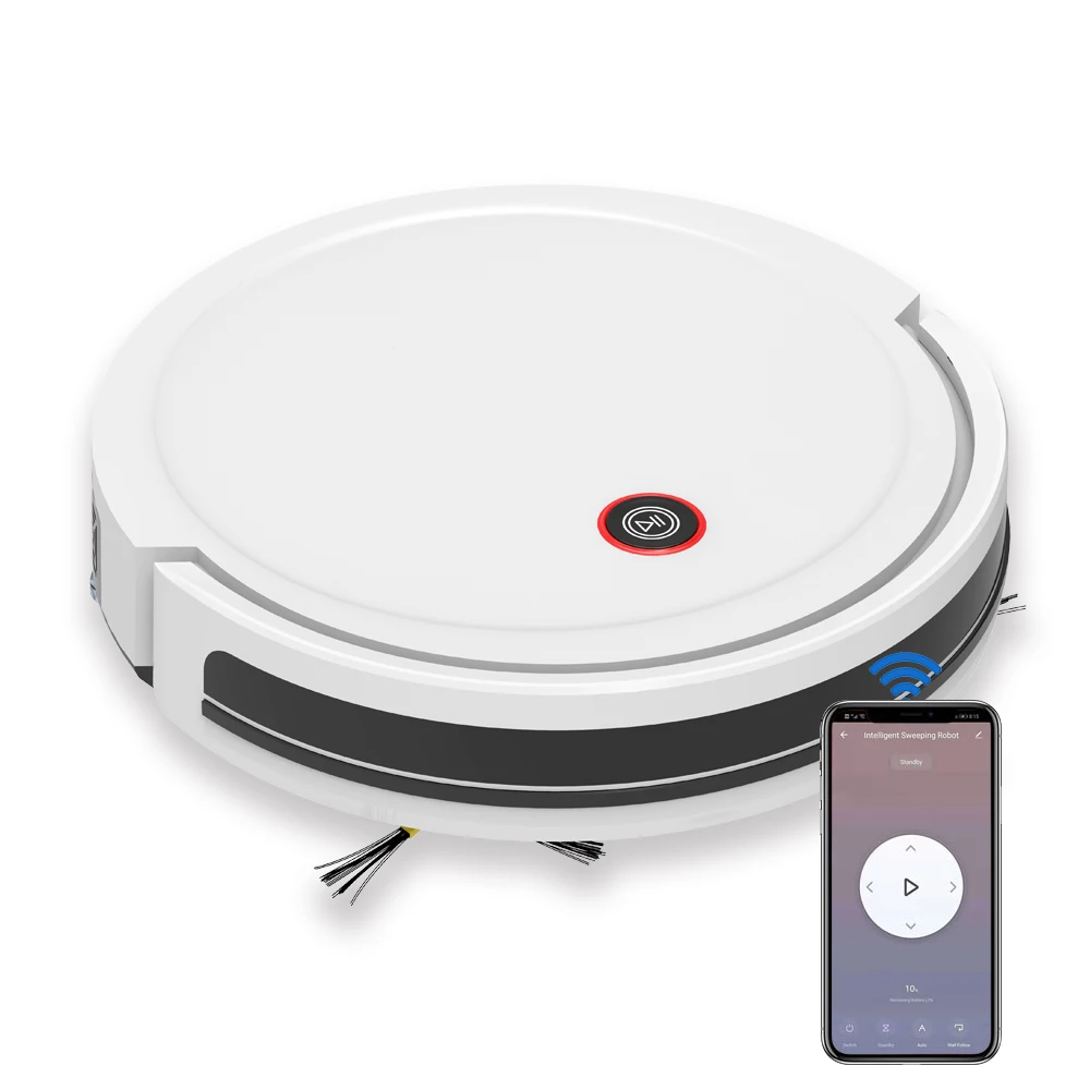 

Qicen 4400mAh Multifunctional HouseHold Robot Carpet Vacuum Cleaner Dry Wet