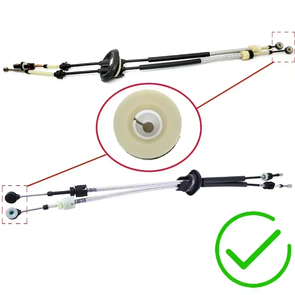 2pc Manual Gearbox Shift Cable Linkage Control Shifter Lever Connect Rod Bush For Citroen C8 Lancia Phedra Fiat Ulysse Peugeot gear shifter gearbox control cable repair kit
