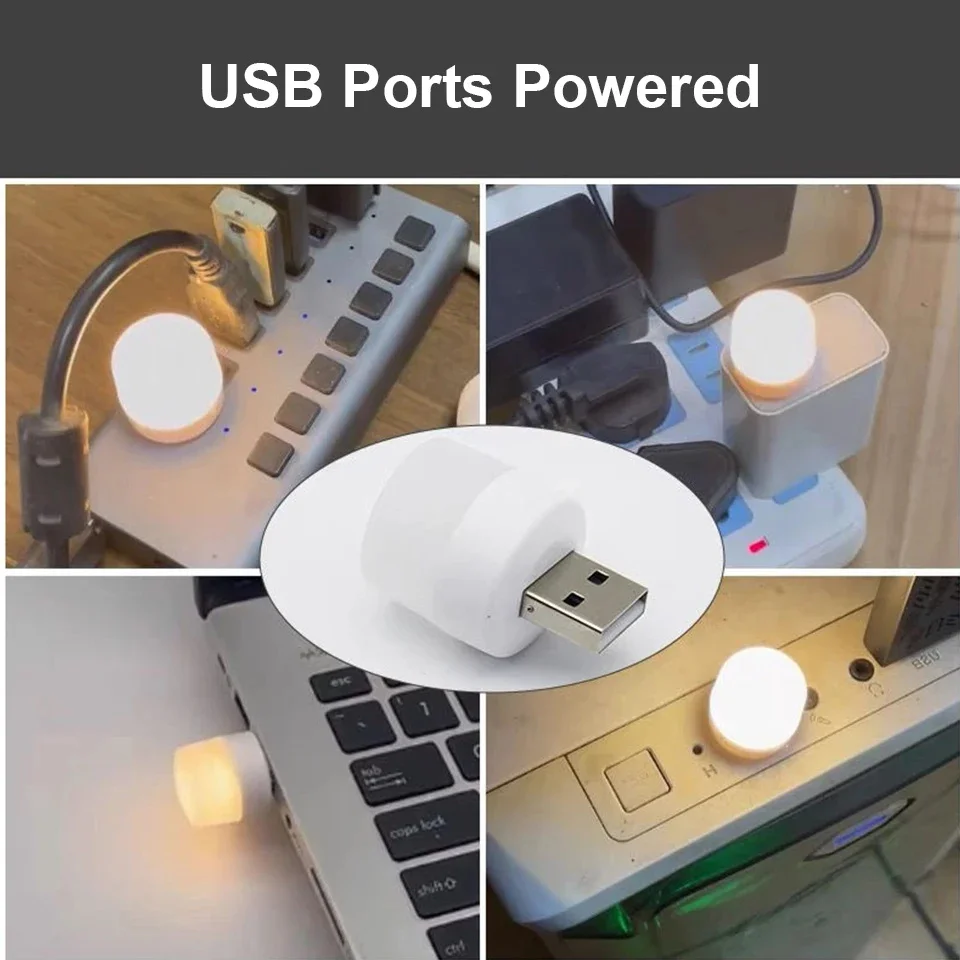 LED Desk Lamp 1pc USB DC 5V Flexo Reading Light Adjustable Portable Bedside