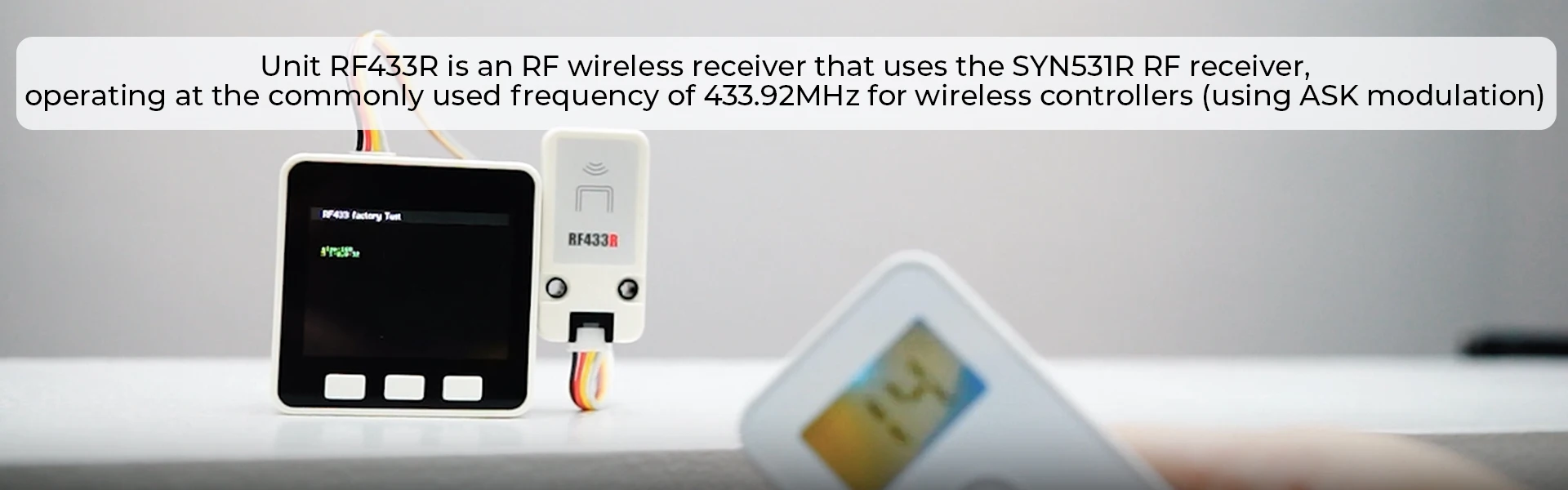 Official RF UNIT 433MHz Receiver (SYN513R)