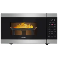 Air Fry Convection Microwave 900W Stainless Steel 0.9 Cu ft 3-in-1 Multifunctional Oven New Technology Auto-Cook/Reheat Compact 1