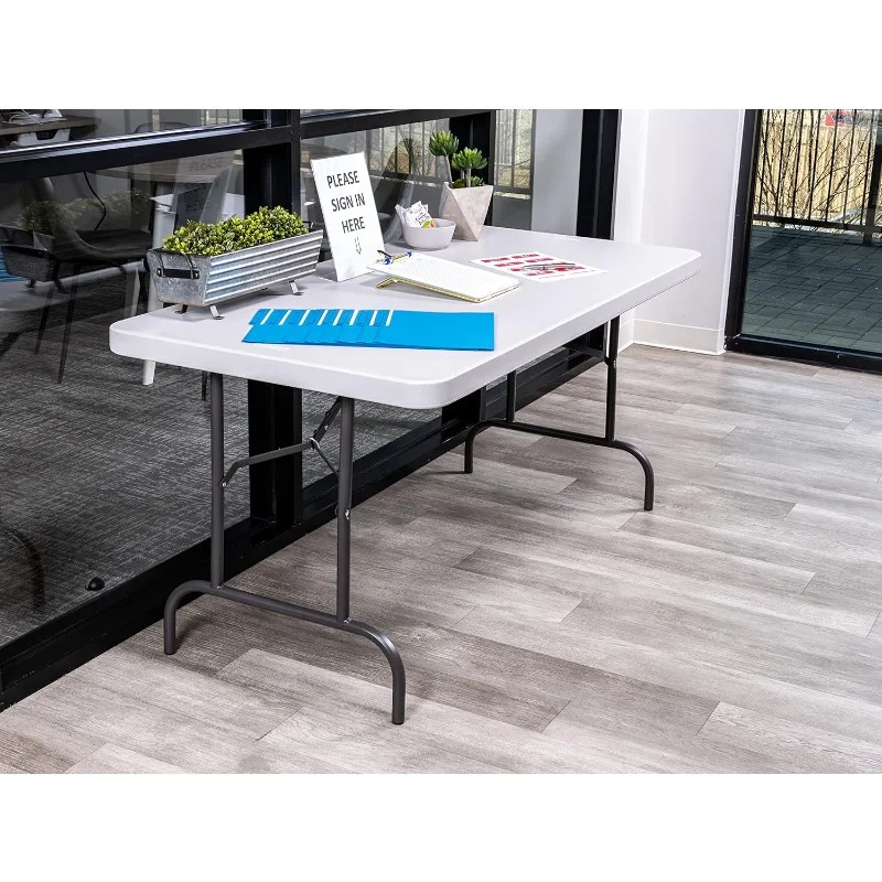 IndestrucTable Too Banquet Resin Folding Tables, 30" x 60"