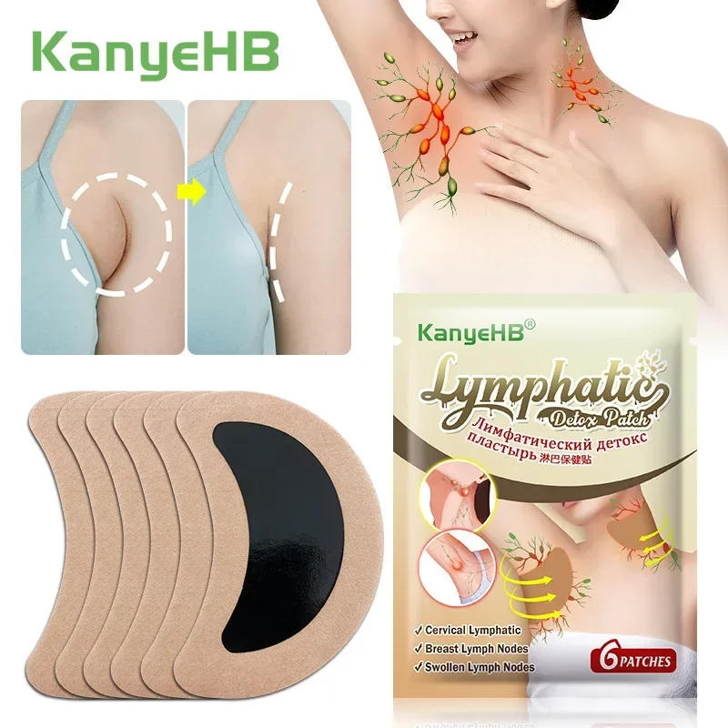 

Lymphatic Drainage Relieve Swell Pain Patch Breast Armpit Lymph Nodes Detox Pads Chinese Herbal Detox Treatment Plaster care