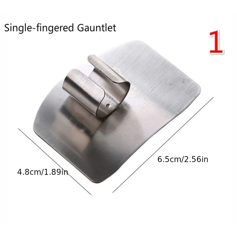 Finger Guard Stainless Steel Reusable Kitchen Finger Guard Metal Protector Cutting Tools Kitchen Accessaries