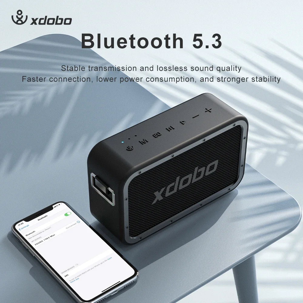 XDOBO 1983 MAX 120W Wireless Bluetooth Speaker TWS Subwoofer Support USB/TF/AUX 15000mAh Power Bank bluetooth speaker