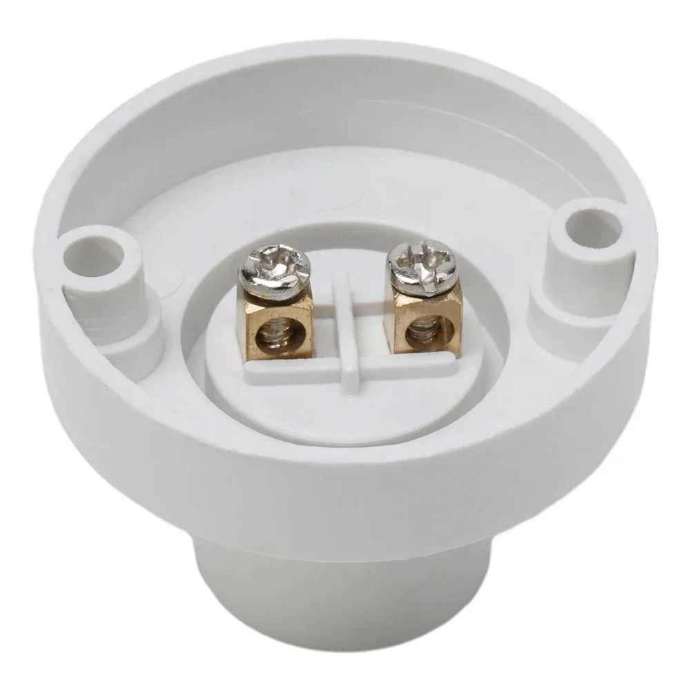 E14 Light Bulb Holder Base Fitting Screw Cap LED Light Socket White Lamp Fixing Adapter Converter 100-230V 10Pcs lamp holder lamp bulb holder socket converter lamp base lamp socket adapter led lamp base
