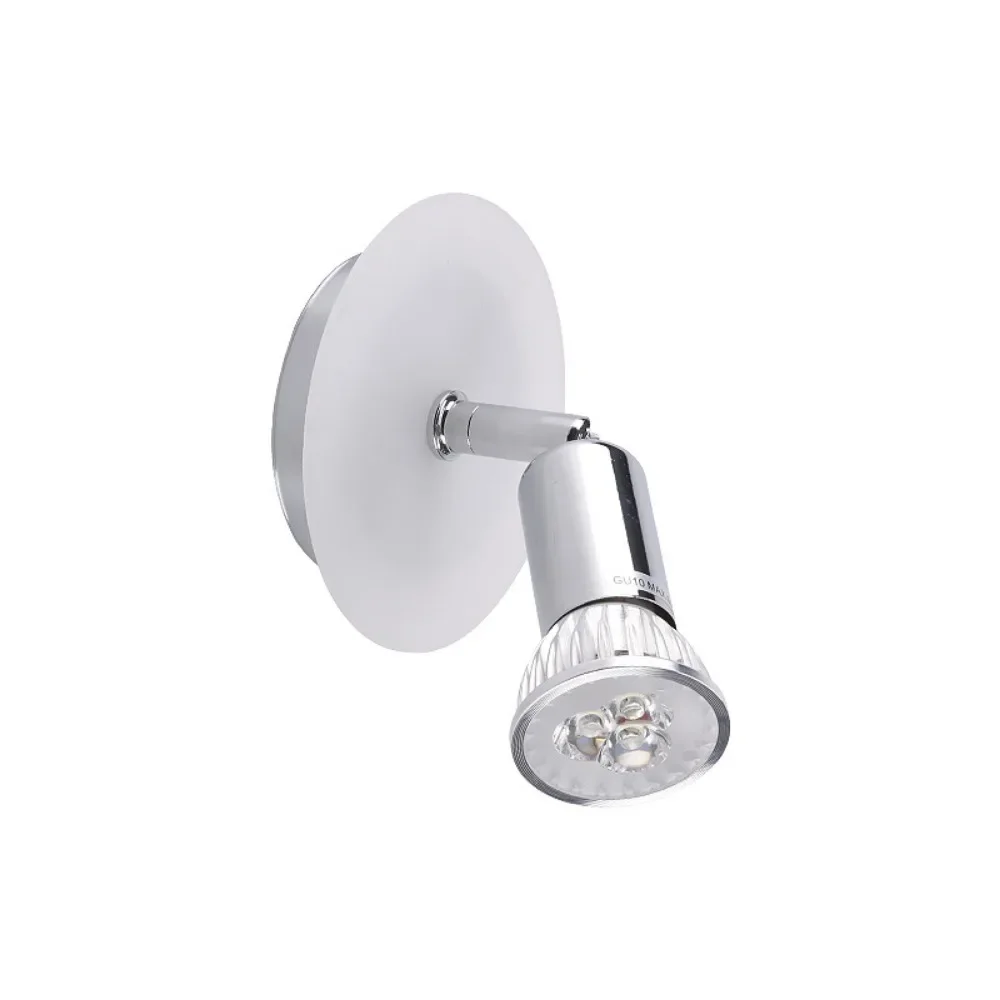 Description Picture 2 of itemGU10 Spotlight 1 Head Chrome Iron Acrylic Design Ceiling Down Light for Home Decorative Spot Light Frame Living Room Lighting