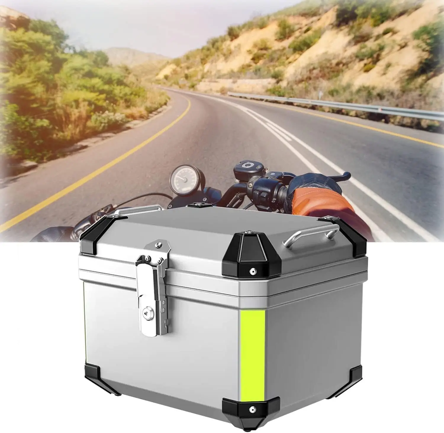 57l 45l Trunk Carrier Top Box For Motorcycle Motorbike Top Cases Tail 