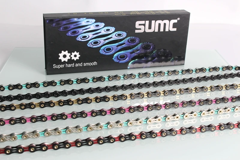 SUMC X11SL X12SL Fahrradkette MTB Rennrad Diamantketten Ultraleichte Mountainbike 11 12-Gang-Ketten Passend für Shimano Sram – Detail 4