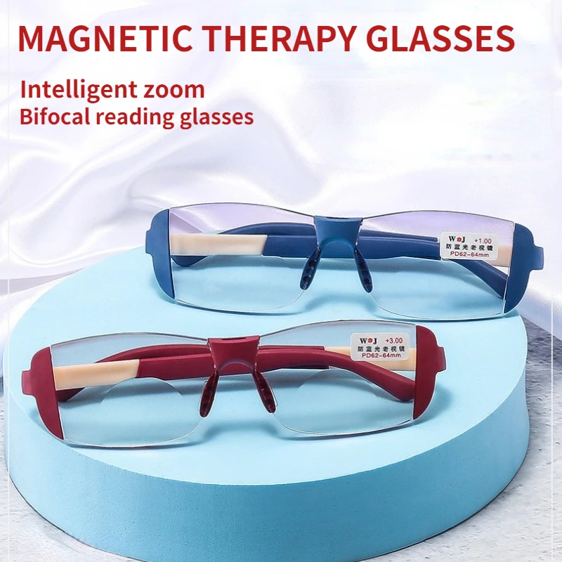 Occhiali Anti luce blu terapia magnetica occhiali presbiopia Zoom