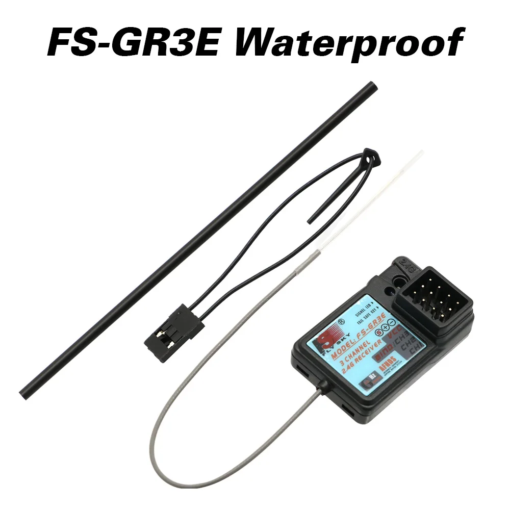 Flysky FS-GR3E Ricevitore Aggiornato 3 Canali 2.4G GT3B, GR3C per RC Auto Camion Barca