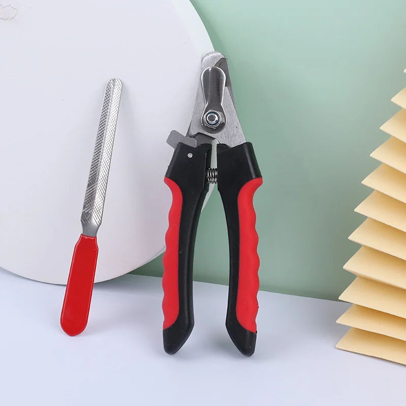 Pet nail clipper Professional Pet Cat Dog Nail Clipper Cutter Sickle Stainless Steel Grooming Scissors Clippers For Pet Claws Dog Supplies