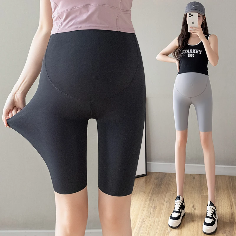 Thin Summer Maternity Belly Leggings Knee-length Pregnancy Skinny Pants Slim Hips Adjustable Waist Pregnant Woman Trousers women leggings maternity leggings