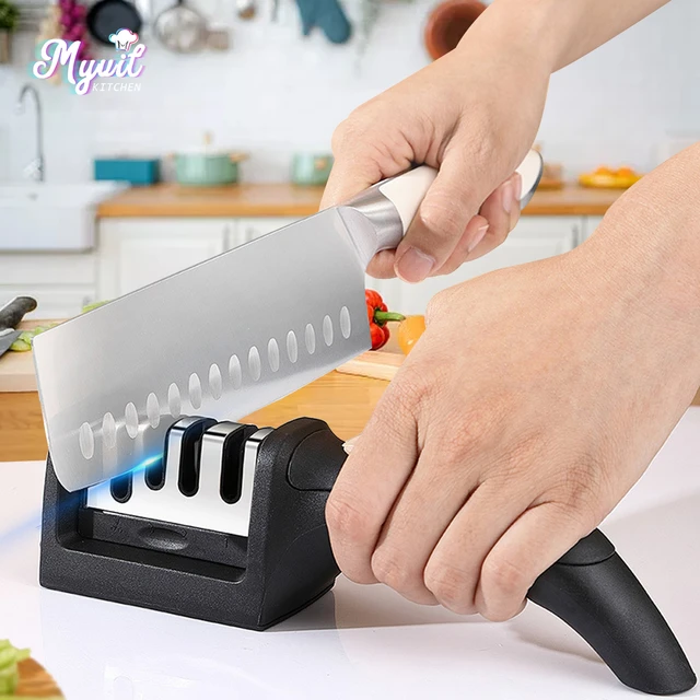 Knife Sharpener Kitchen Tool - Handheld Knives Sharpener Multi-function  Quick - Aliexpress