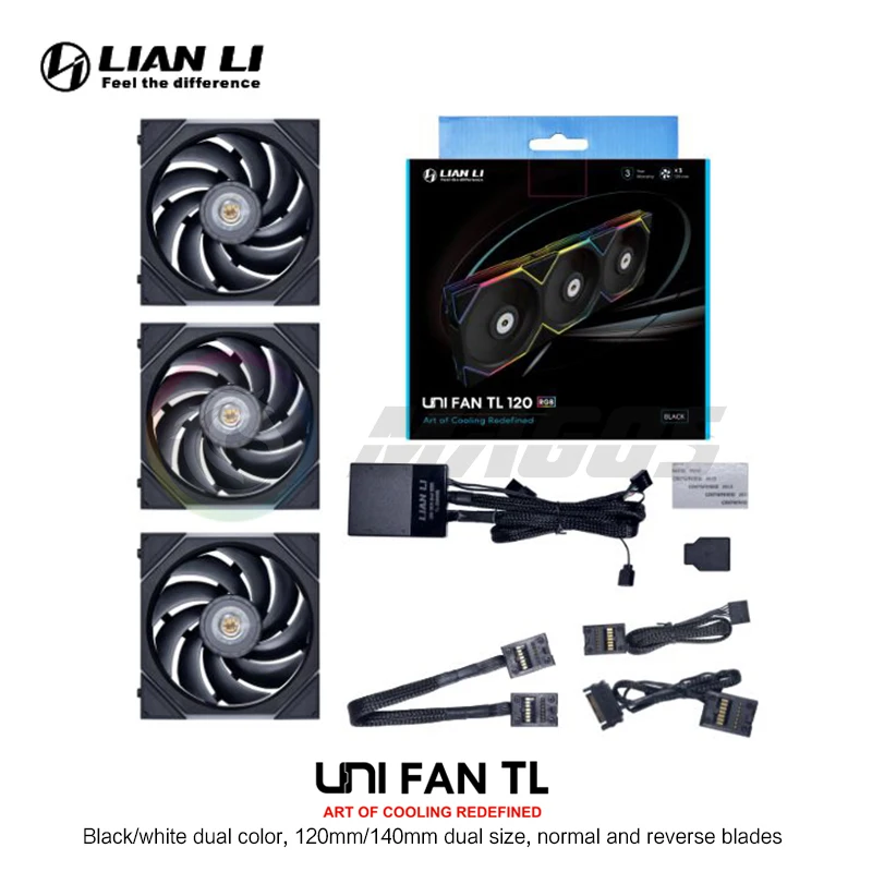 Li-ventilador de Refrigeração Tl120 Tl140 Uni para Frente Caixa do Computador Reverso Refrigerador de Água Suporte L-conectar Pacote de ou Peças li - Imagem 2