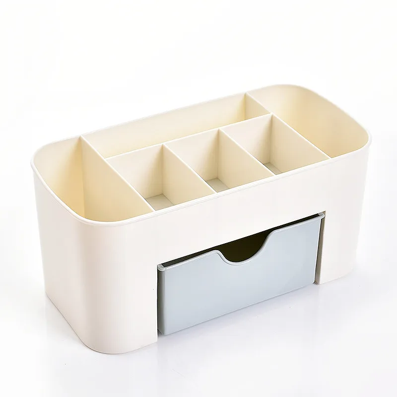 Desktop Double Layer Makeup Organizers Storage Box Cosmetic Drawers Jewelry Display Box Case Container Boxes Organizer New 3