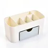 Desktop Double Layer Makeup Organizers Storage Box Cosmetic Drawers Jewelry Display Box Case Container Boxes Organizer New 3