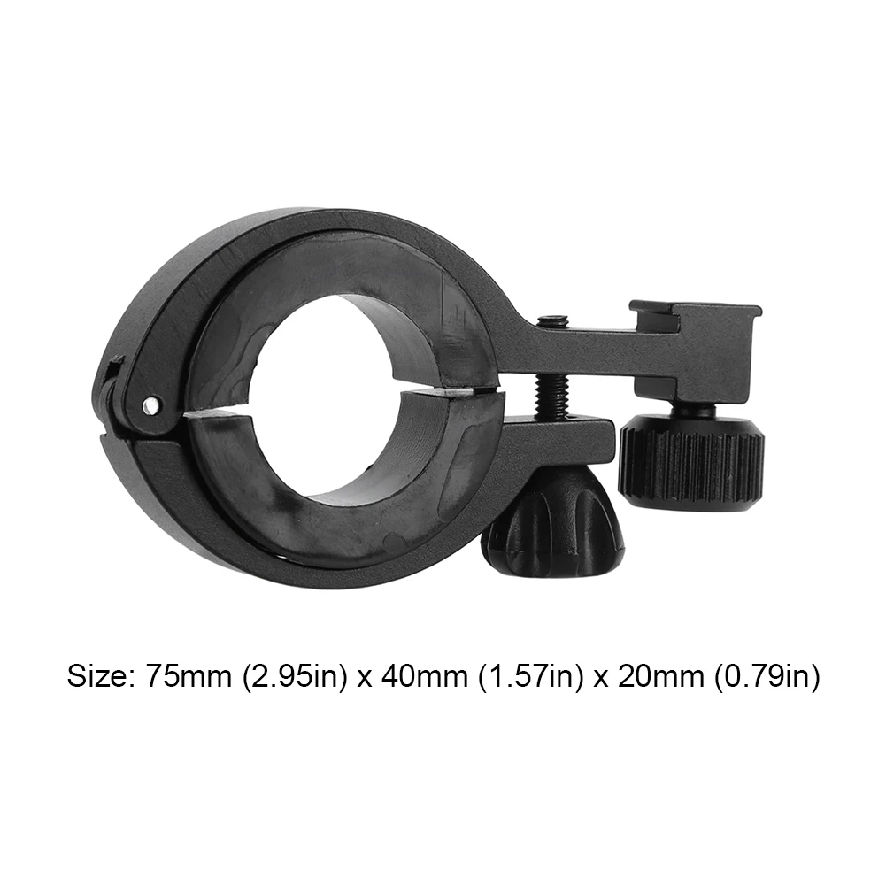 Bicycle Light Front Bracket Aluminum Alloy Bike Lamp Support Rack Lightweight Bicycle Light Mounting Bracket Bicycle Accessories