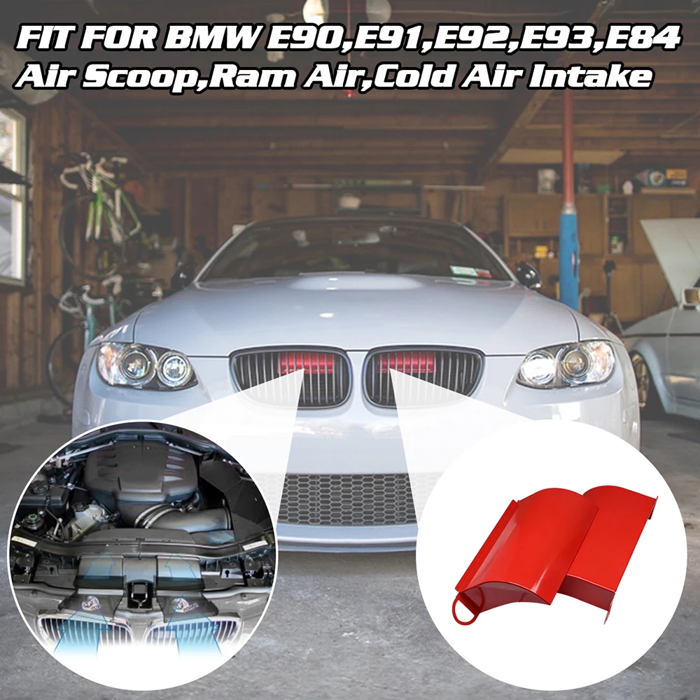 NEW Car Dynamic Air Scoops Flow Intake Scoop For BMW 3 Series Air Scoop Ram Cold Intake Vehicle Auto Parts