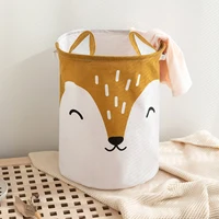 1PC Large Capacity Portable Laundry Basket Dirty Clothes Basket Fabric Laundry Basket Folding Storage Basket Household Storage B 2