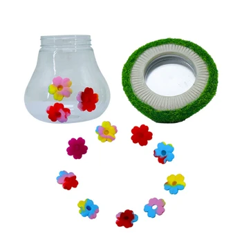 Outdoor Garden Hanging Hummingbird Water Feeders Ant Bee Proof Wind Chimes Humming Bird Feeder Backyard Bird Feeding Station 5