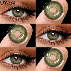Vibrant Siri Green Cosmetic Contact Lenses - Enhancing Beauty with Bold Color (PATTAYA Green)