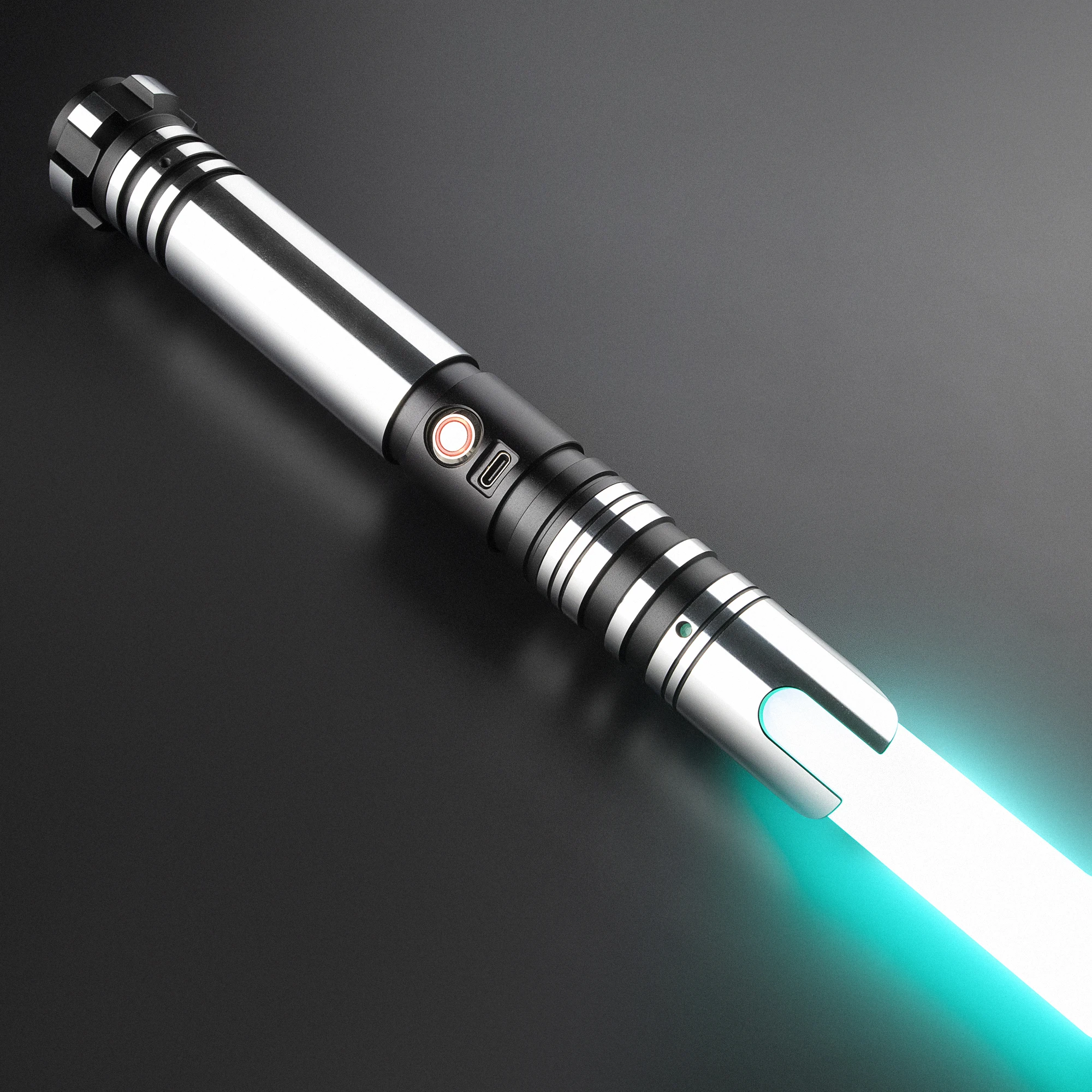 

LGT Saberstudio Metal Hilt Force Heavy Dueling Light Saber Infinite Color Changing with 16 Sound Fonts Sensitive Smooth Swing