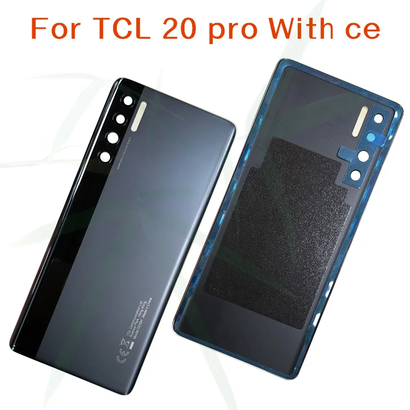 TCL 20 프로 5G T810H 용 유리 배터리 커버 수리 교체, 후면 문짝 휴대폰 후면 케이스, 6.67 인치
