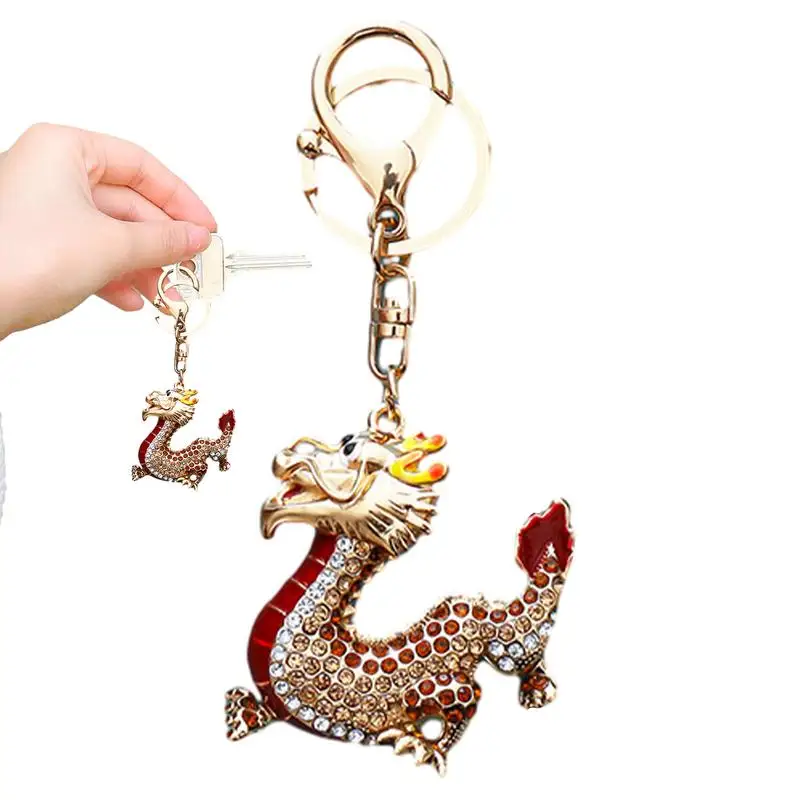 

Брелоки с подвеской в виде дракона 2024, аксессуары в китайском стиле