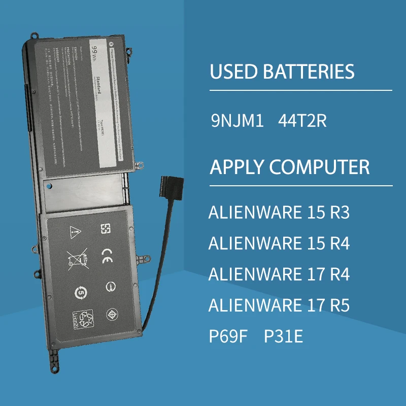 Somi 9njm1 bateria udělat portátil para rokle alienware 15 r3 r4 17 r5 série p69f p31e p31e001 mg2yh hf250 0546ff 0hf250 44t2r p69f00