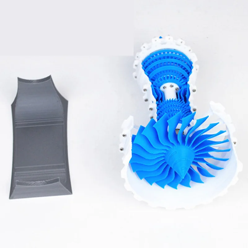 HOT!Aero Engine Turbo Fan Engine Model Air Model Electric 3D Printer