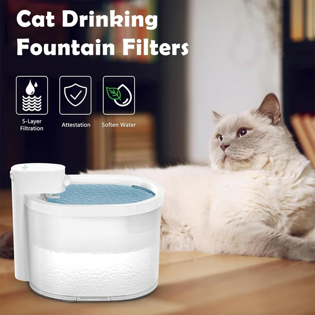 Cat Water Fountain Filters 4-Pack Sponges Replacement Filters