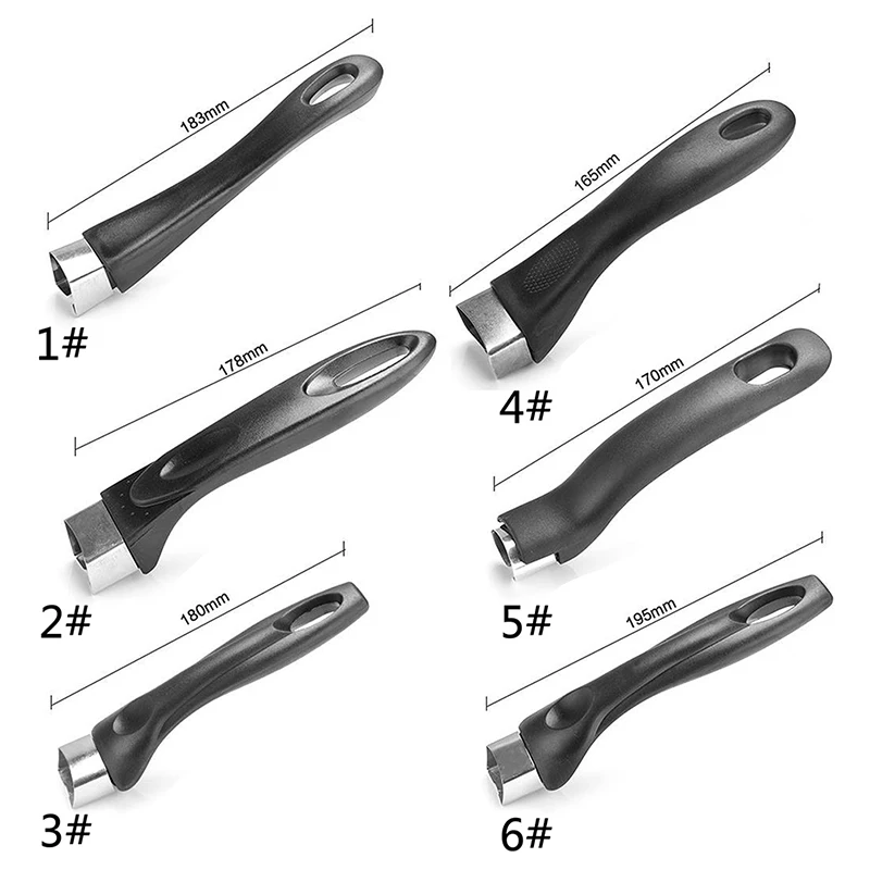Universal Ergonomic Pot Handle Household Long Anti-Scalding Durable Pan Kitchen Accessories Replacement Removable Bakelite Grip pot handle cover detachable pot handle pot handle holder