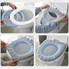 Winter Warm Toilet Seat Cover Mat Bathroom Toilet Pad Cushion With Handle Thicker Soft Washable Closestool Warmer Accessories 1