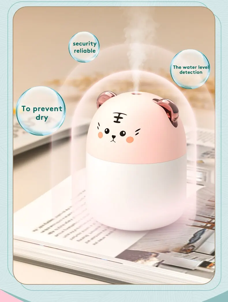 Small Humidifier Home Bedroom Office Desktop Air Humidifier Atomization Car Aromatherapy Essential Oil Hydration Spray air humidifier